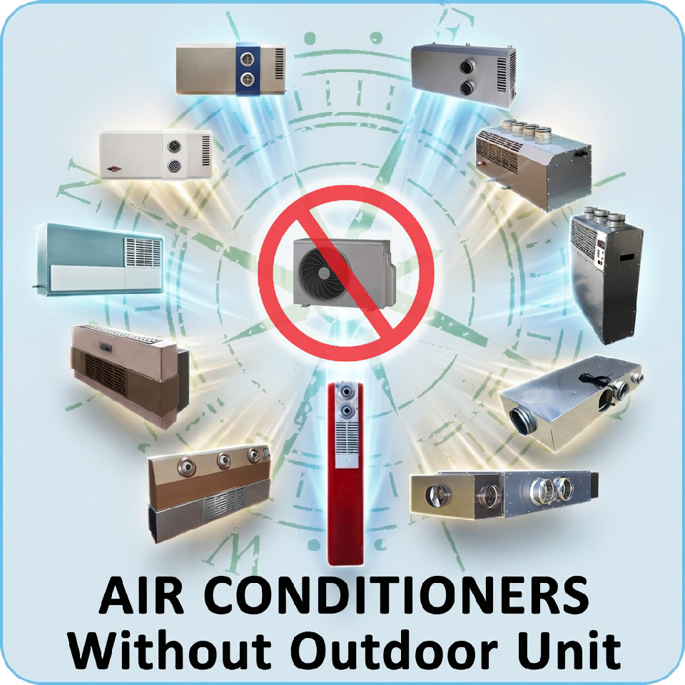 UKT Air Conditioners specializes in the design and manufacturing of packaged Air Conditioning Without an Outdoor Unit in Residential Settings, Preserving the image and the integrity of Historic Buildings.